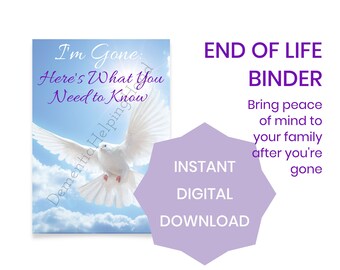 When I Die Binder - Etsy
