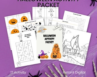 Halloween Activity Pages, Dementia Brain Games, Alzheimer’s Printables, Memory Care Activity, Senior Activity Director, Fall Holiday Fun