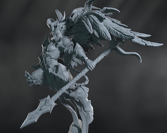 Figurine RPG Angel Fighter - Miniature Pour D&D Et Pathfinder - Lord Of The Print