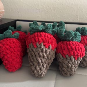 Crochet Strawberries