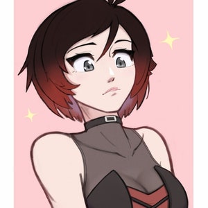 RWBY - Surprised Ruby Rose Print