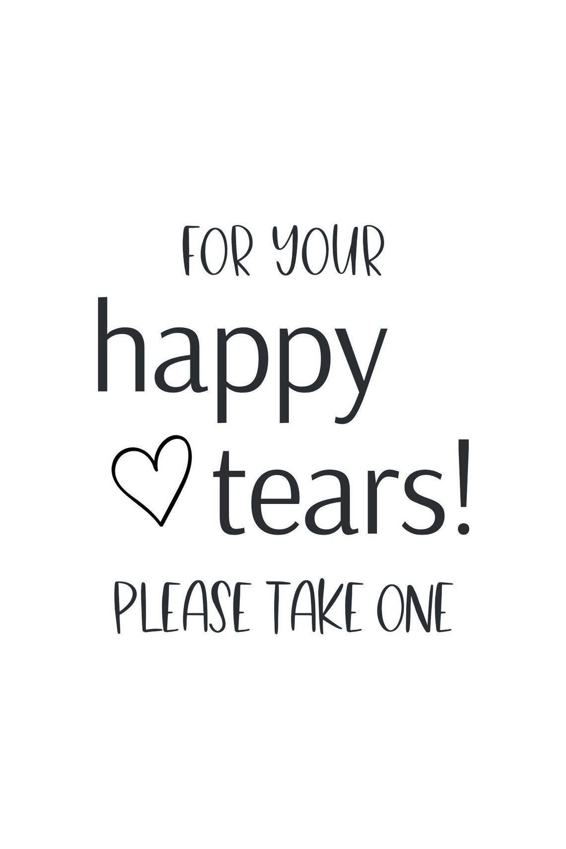 Happy Tears Printable8x 10 Printable Downloadfor Your Happy Tears