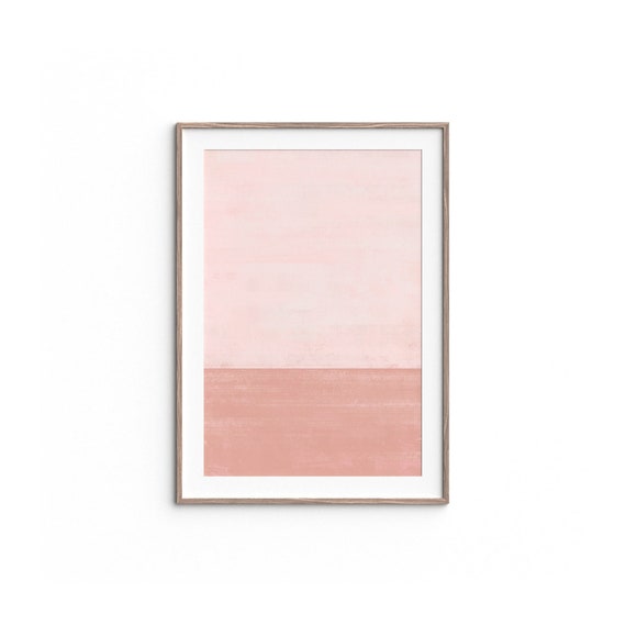 Pink Abstract Art Abstract Painting Printable Wall Art Etsy