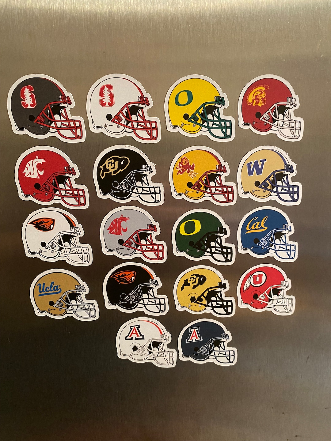 NCAA PAC 12 Football Helmets 18 Etsy