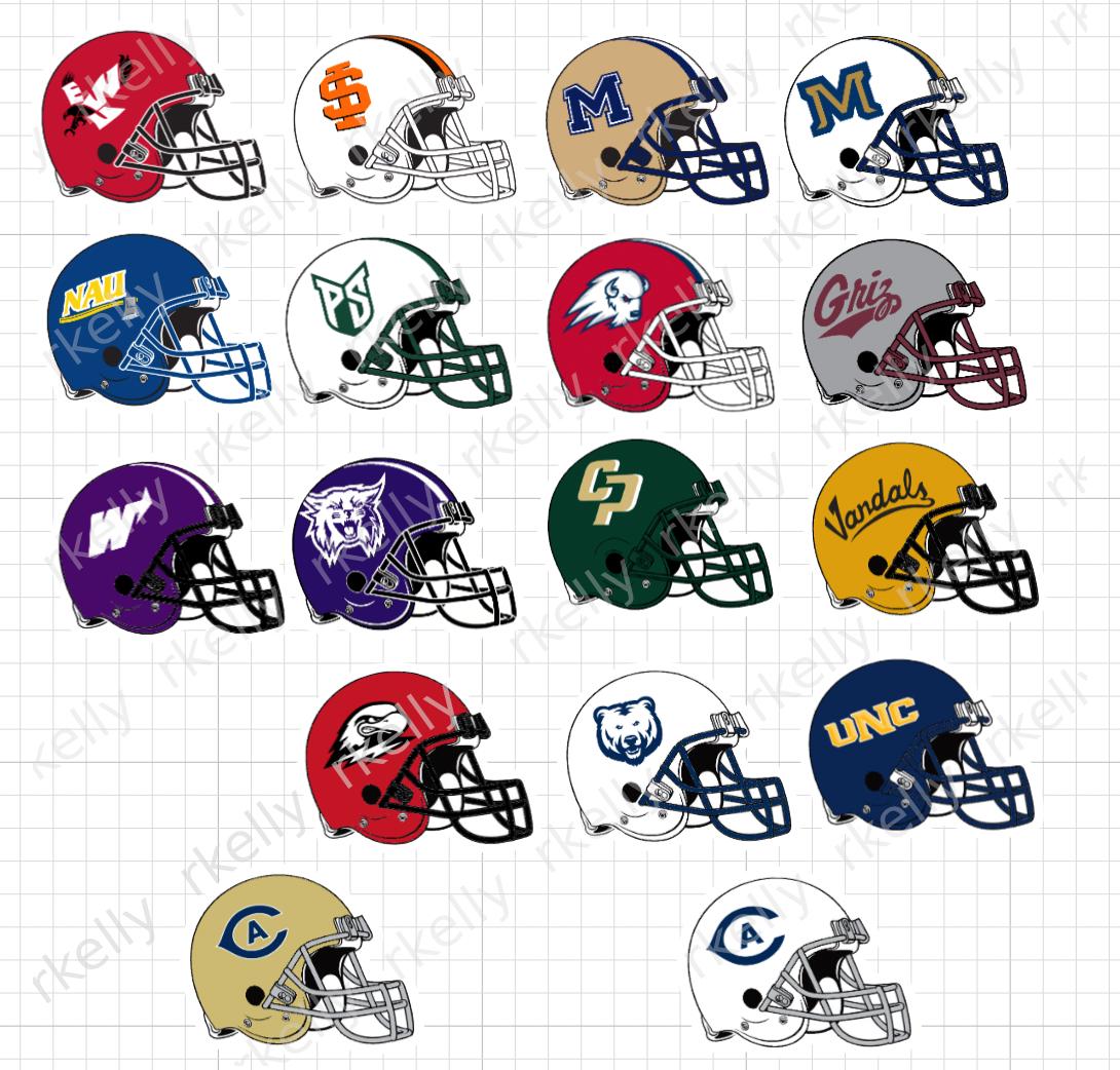 american conference football helmets All 16 NCAA Big Twelve BIG 12 Current Riddell SPEED Revolution Mini Learn more in this FAQ Style vs safety: Do too