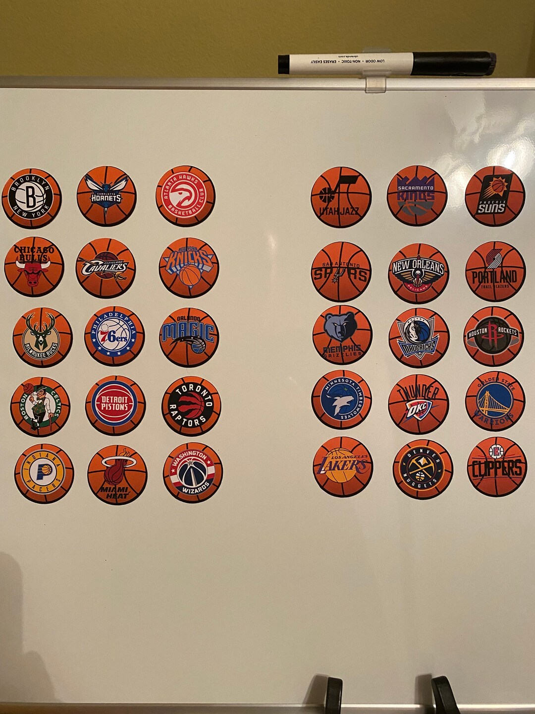 NBA Set All 30 Teams Etsy
