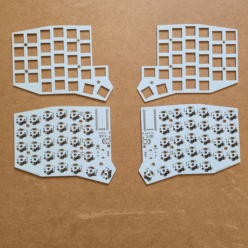 Sofle Choc V2.1 Split Keyboard PCB White low Profile - Etsy Canada