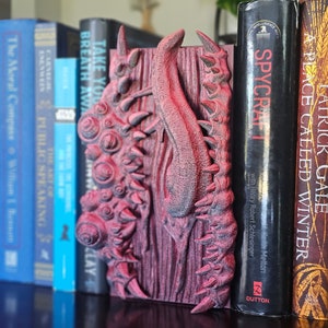 3 Größen Mimic Buch Nook Ends Bücherregal Dekor Bibliothekar Geschenk für Fantasy-Liebhaber Mythische Hausbibliothek Dekor Miniaturen Des Wahnsinns RPG Gaming