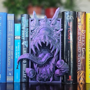 3 Sizes Mimic Booknook Gift For Book Lover Librarian Gift For Fantasy Lovers Book Club Reader Gifts For Him Bookish Book Nook Shelf Insert