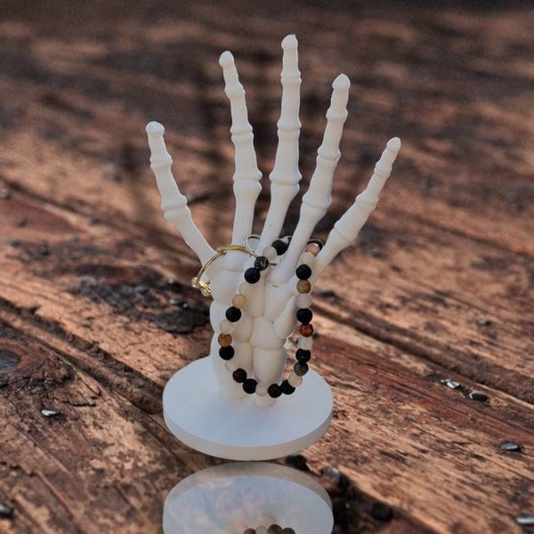 Skeleton Hand [2 Sizes] Ring Holder Gothic Jewelery Stand Cute 3D Printed Indoor Home Decor