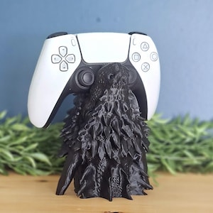 Dragon Controller Holder Stand–Universal Console Controller Stand, 3D Printed Dragon Desk Display, Headset Rest, Game Room Decor, Gamer Gift