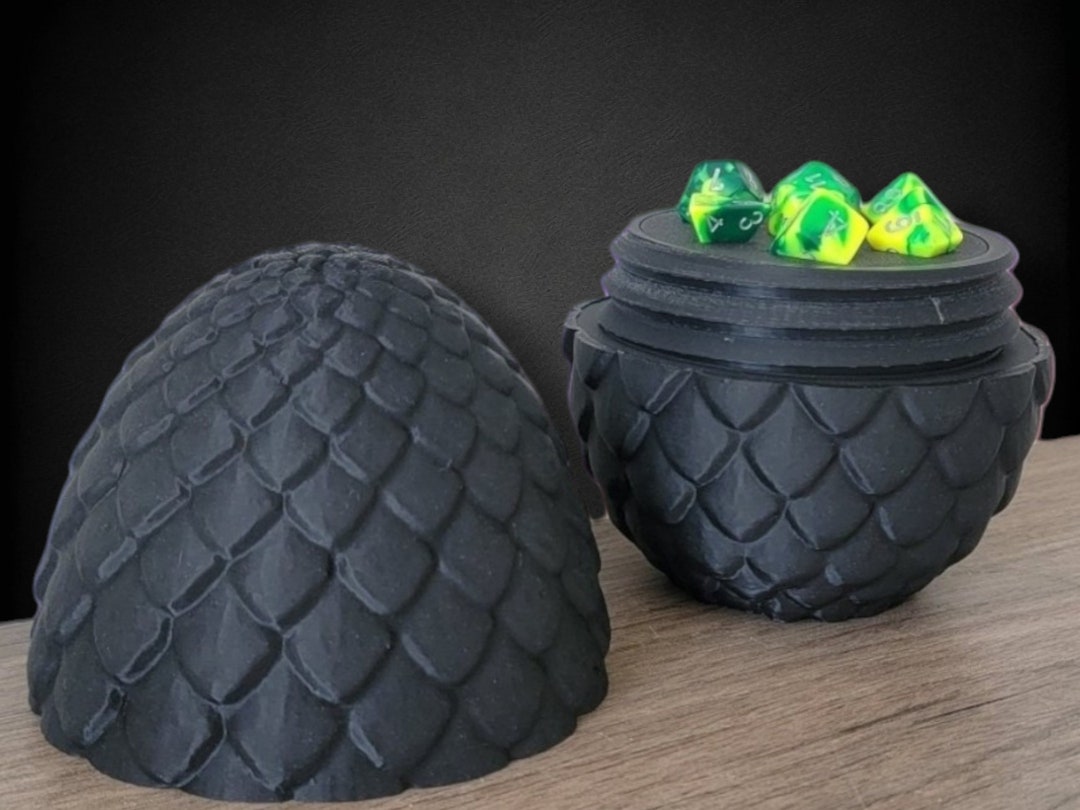 Dragon Egg Dice Box, Dice Travel Storage, Dice Chest Case ,holder