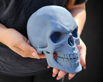 Articulating Vampire Human Skull, Fidget Toy, Decoration 3D Printed