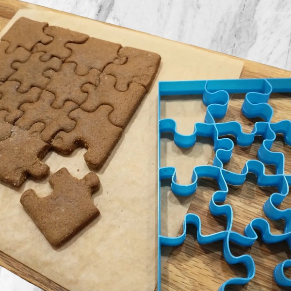 Puzzle Cookie Cutter Etsy Canada