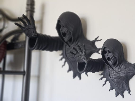 Void Reaper Wall Sculpture – Grim Reaper Skull Wall Decor
