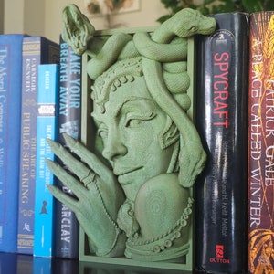 4x8 Medusa Book Nook Gift For Book Lover Librarian Gift For Fantasy Lovers Book Club Reader Gifts For Him Bookish Gift For Book Reader