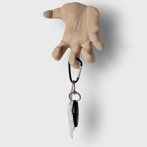 Life Size Human Wall Mounted Hand Hook, Creepy Hand, Grabbing, Reaching 3D Printed Indoor Home Decor
