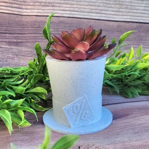 Mad Hatter Alice in Wonderland Succulent Cute Planter 3D Printed Flower Pot