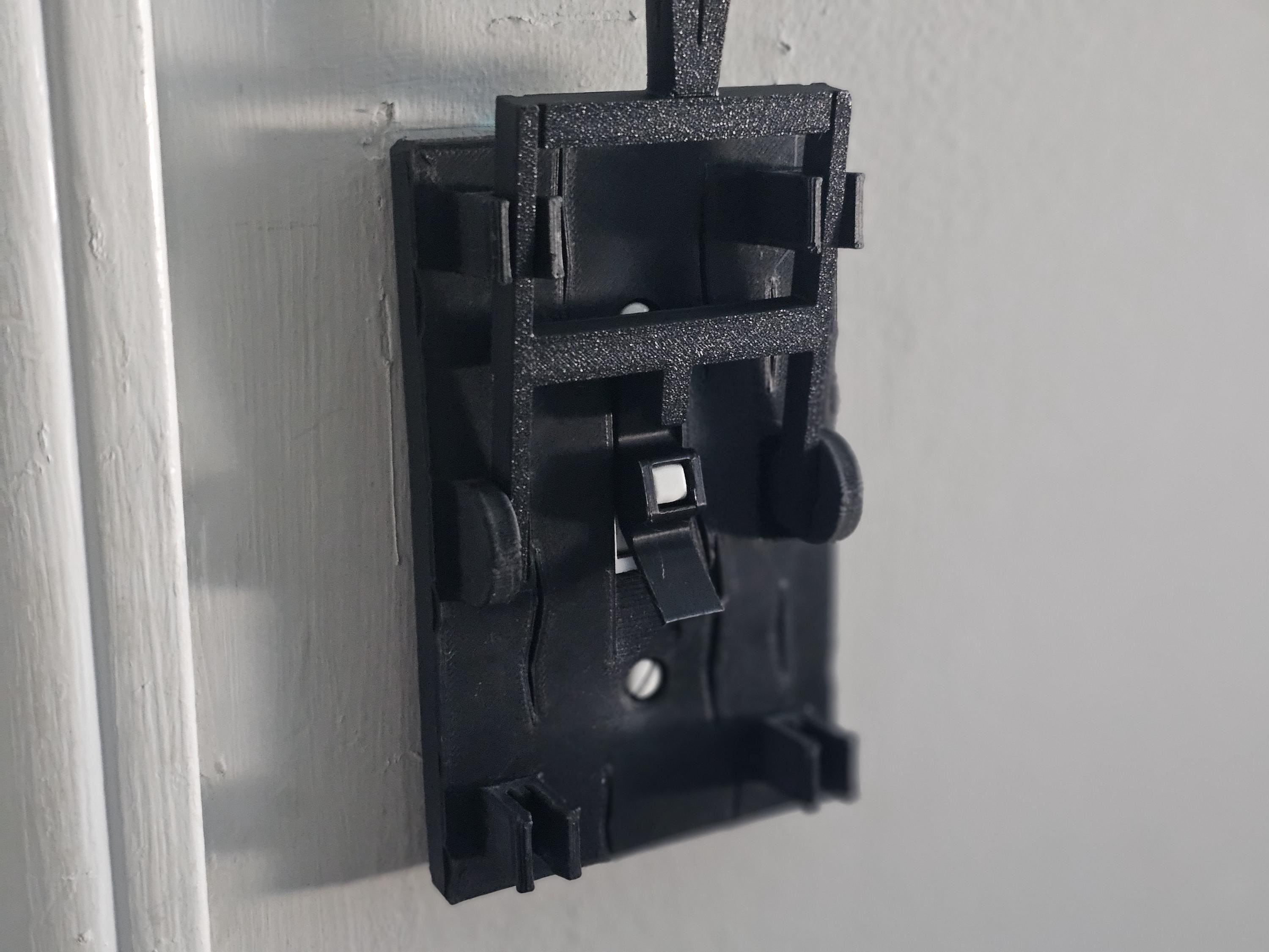 Frankenstein Light Switch Cover – 3D Printed Monster Wall Plate, Gothic Horror Decor, Spooky Room Accent, Unique Gift for Halloween Fans