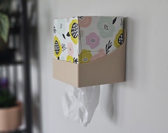 Wall Mounted Tissue Box Holder 3D Printed