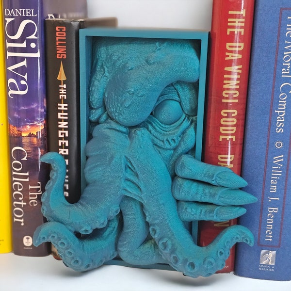 4x8 Cultist Cthulhu Book Nook Ends Bookshelf Decor Librarian Gift For Fantasy Lovers Mythical Home Library Decor Miniatures Of Madness