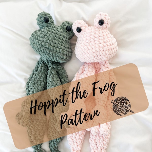 Hoppit the Frog - PATTERN - Crochet Pattern