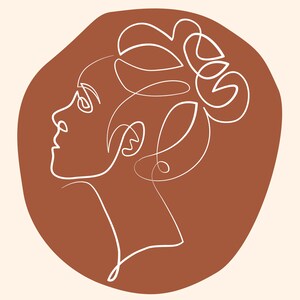 Abstract Woman Wall Decor, Instant Download, Printable - Etsy