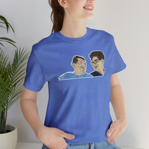 Formula 1, Guenther Steiner, Mattia Binotto, Drive to Survive Unisex Custom Printed T-shirt