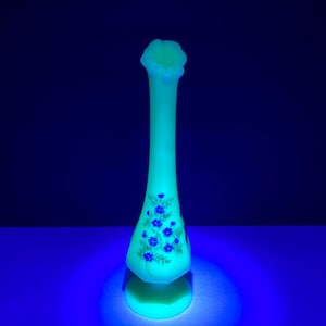 Fenton Uranium Vase - Etsy