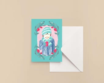 Tarjeta de feliz cumpleaños - Amante de las bebidas calientes.