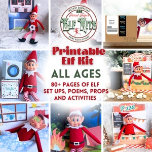 Printable Elf Kit | Christmas Elf Kit | Elf Bundle | Elf Ideas | Elf Props | Elf Accessories | Holiday Elf | INSTANT DOWNLOAD Elf Kit