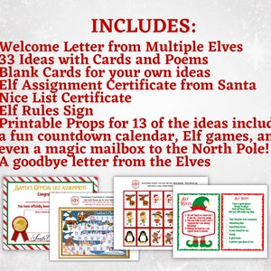 Multiple Elves Printable Elf Kit Christmas Elf Kit Elf - Etsy