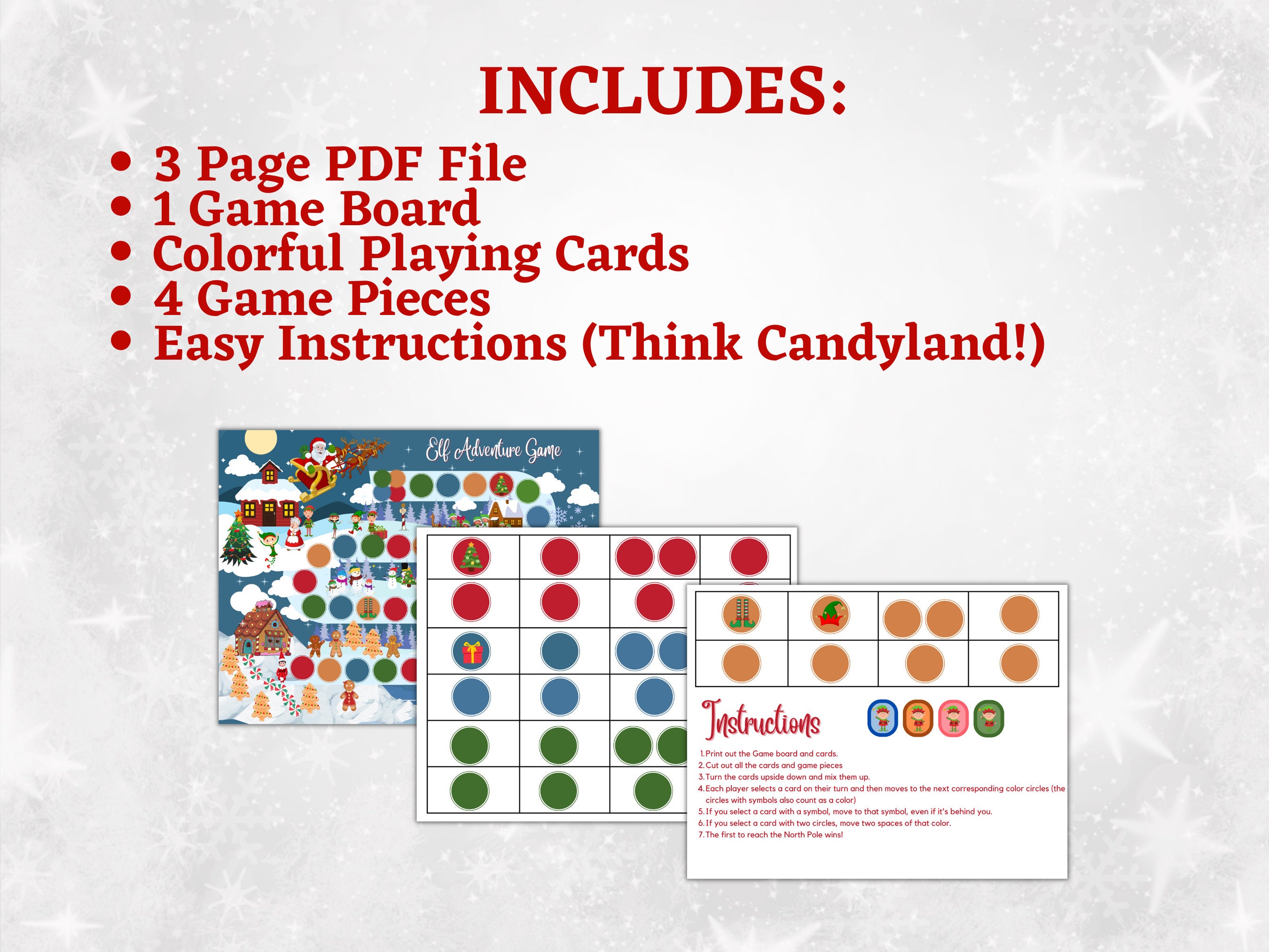 Printable Elf Game Christmas Elf Kit Elf Bundle Elf - Etsy