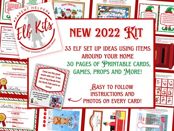 Printable Elf Kit  Christmas Elf Kit  Elf Bundle  Elf Ideas