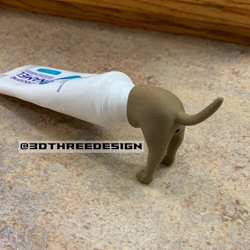 Pooping Dog Butt Toothpaste Topper fits MOST Toothpaste Etsy