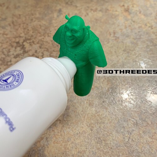 Shrek Pooping Toothpaste Topper With FREE Cap Plug Shrek Etsy UK