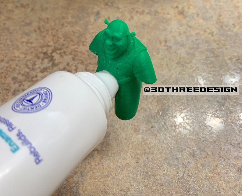Shrek Pooping Toothpaste Topper With FREE Cap Plug Shrek Etsy
