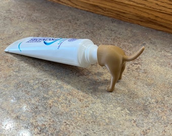 The Original Pooping Dog Butt Toothpaste Topper (Fits MOST Toothpaste Tubes!) | Dog Lovers | Dog Meme | Funny Gift | Gag Gift