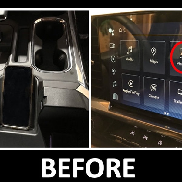 Wireless Charger Adapter for 2022+ GM trucks
