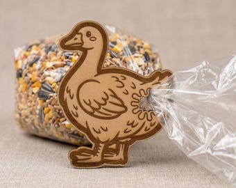 Funny Goose Butt Bread Tie SVG File for Laser Cutting (Digital Download)