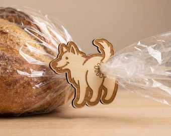 Wolf Bread Clip SVG - Funny Dog Bag Sealer File (Digital Download)