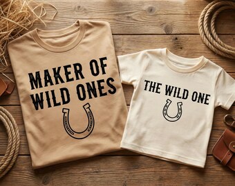 Wild One SVG Bundle | Matching Mom & Child Shirt Design (Digital Download)