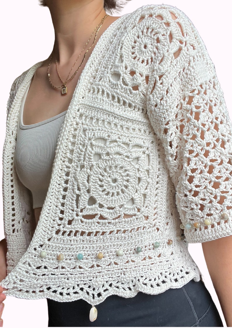 Bohemian Mandala Cardigan PATTERN PDF ONLY Intermediate - Etsy