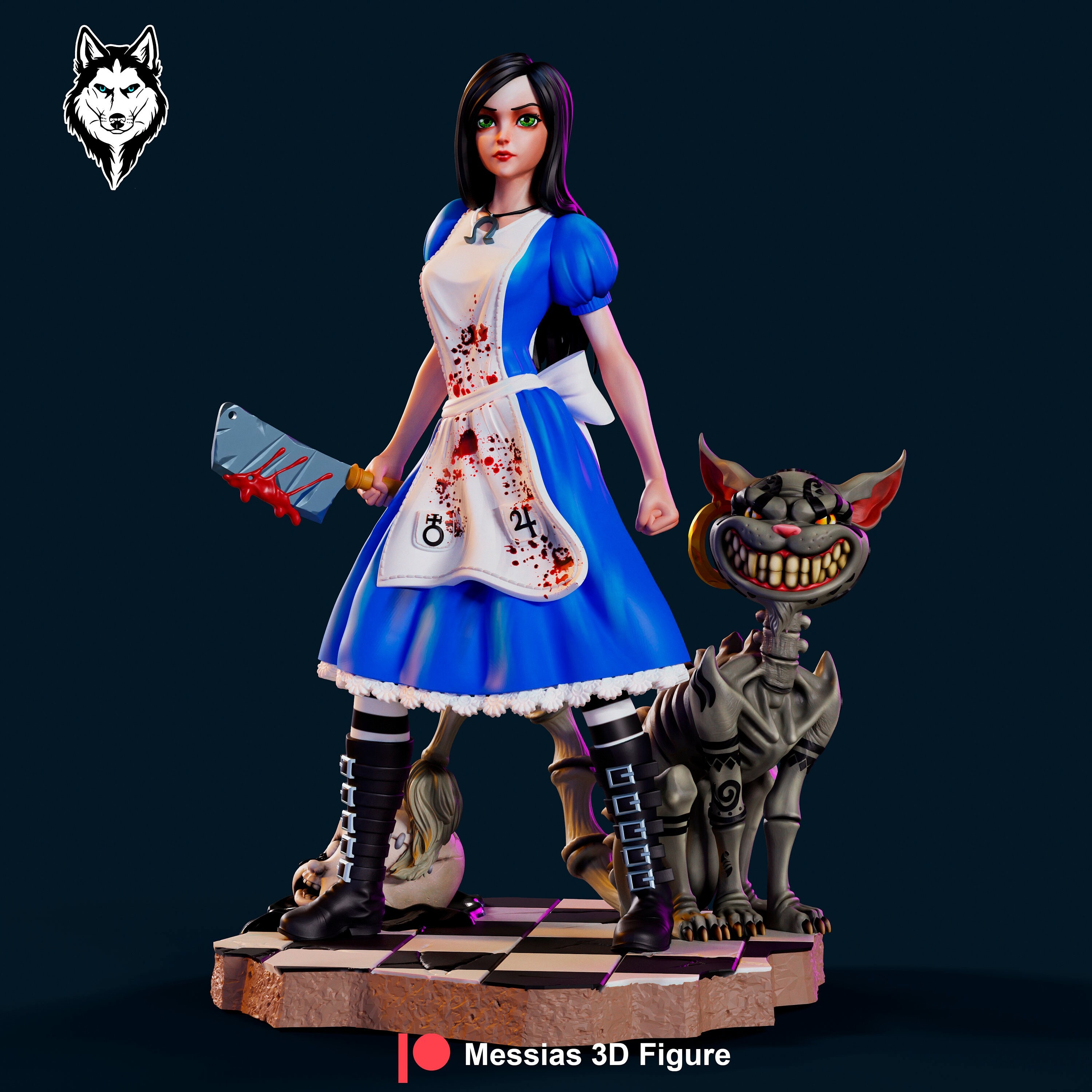 Alice Madness Returns Figure 3D Print Model 3D Printing Model