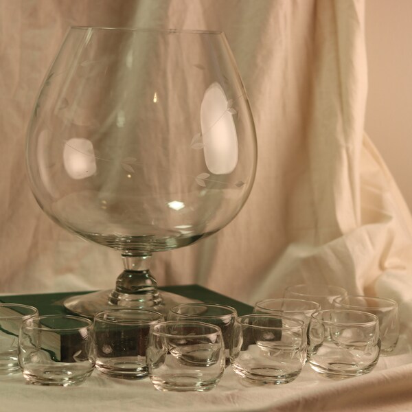 Princess House Punch Bowl Set Etsy Australia