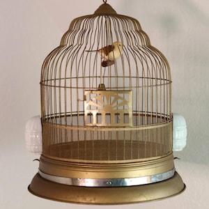 Antique Hendryx Bird Cage - Etsy