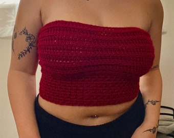 Crochet tube top