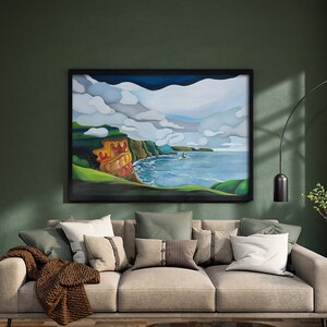 Wall Art Landscape Abstract Painting Canvas Print Modern Art Print Abstract Home Decor Landscape Wall Art