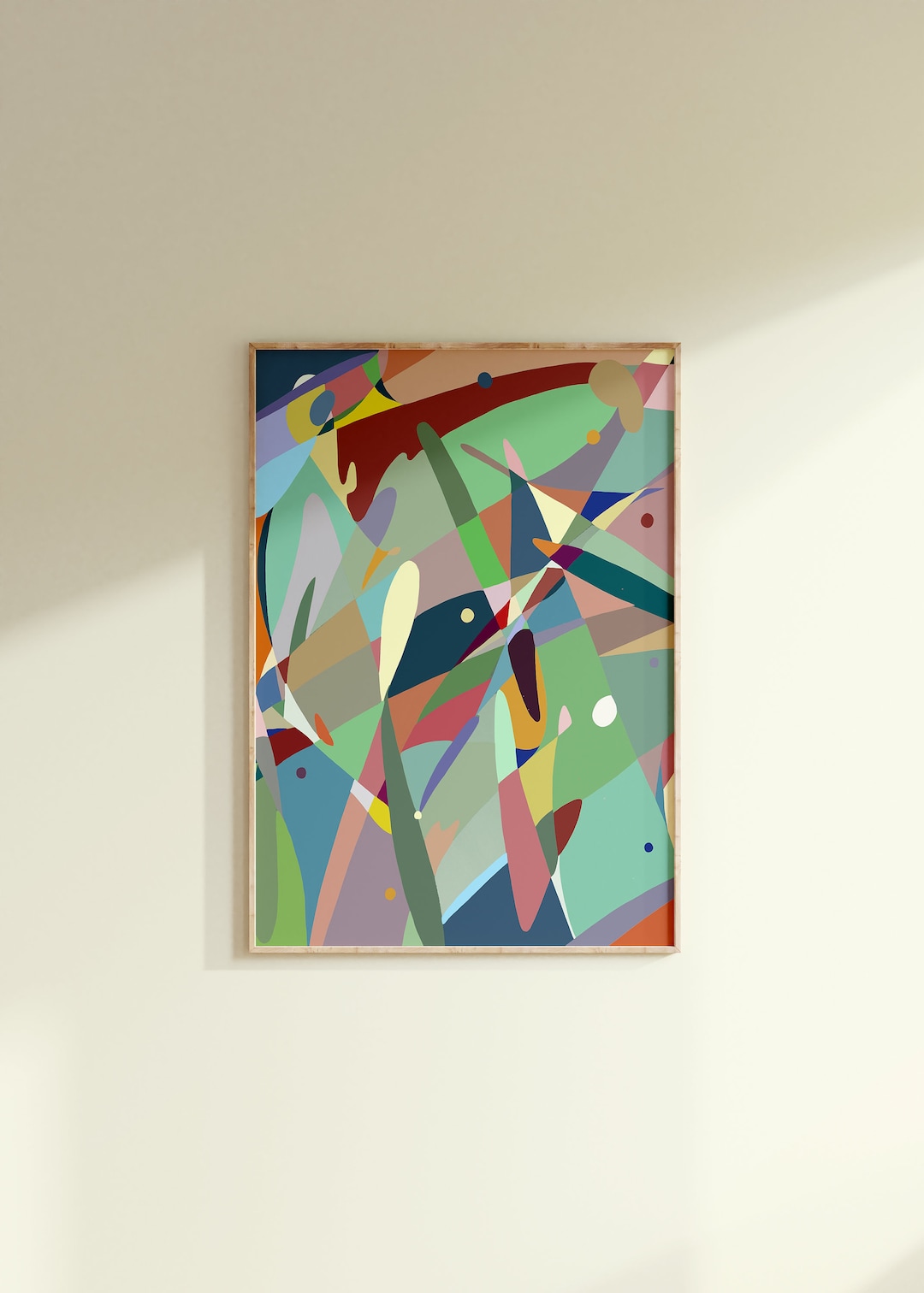 Printable Art Abstract Digital Download Art Printable Wall Art Colorful ...
