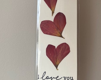 Handmade Valentines Day Bookmarks